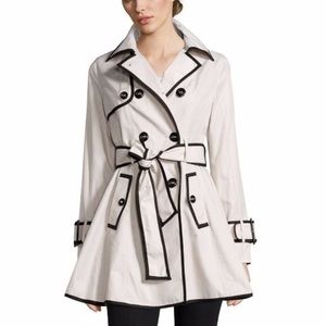 Betsey Johnson Lace-Up Back Coat